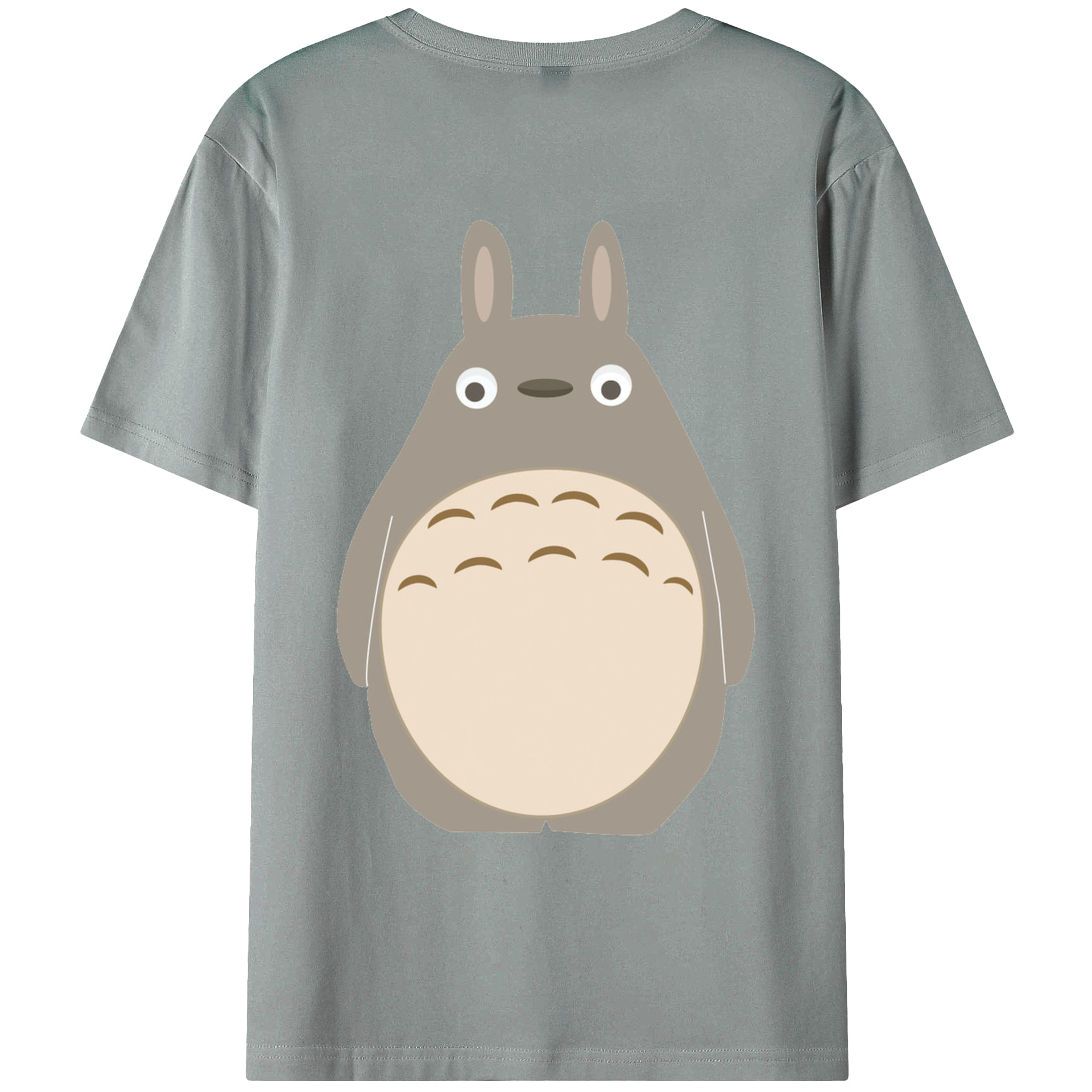 （画像用） となりのトトロ 草壁メイ 草壁サツキ My Neighbor Totoro Satsuki Kusakabe Mei Kusakabe 綿100％ メンズ半袖Tシャツ（バックプリント） 通気性